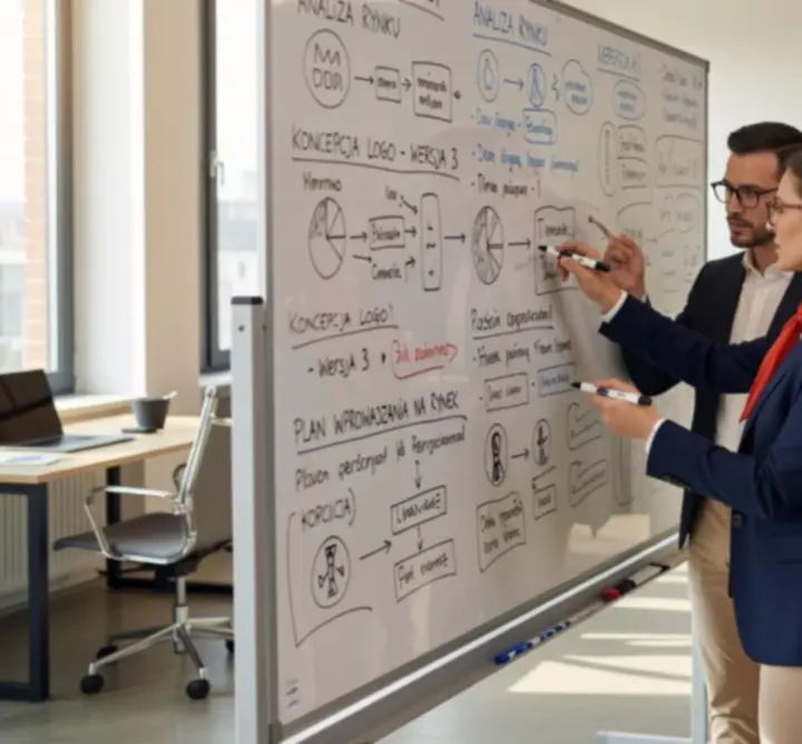 Zespół strategiczny opracowujący strategię marki dla klienta