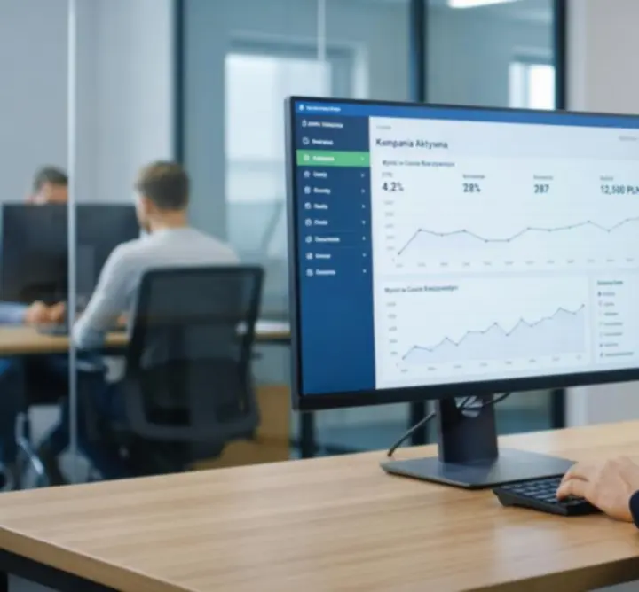 Specjaliści uruchamiający cyfrową kampanię reklamową