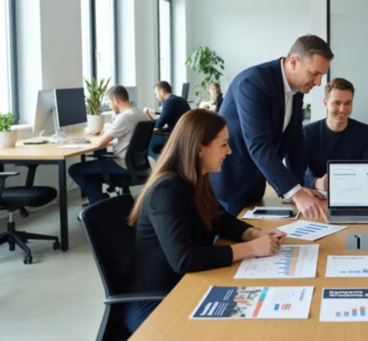 Zespół marketingowy Maribelle El Khal omawia plan kampanii